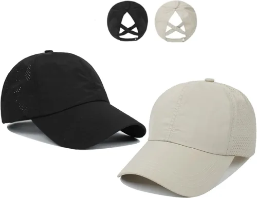 Vista 27 de Gorra de béisbol de ala corta, ajustable, de ala corta, para entrenamiento, pesca, atletismo, para correr