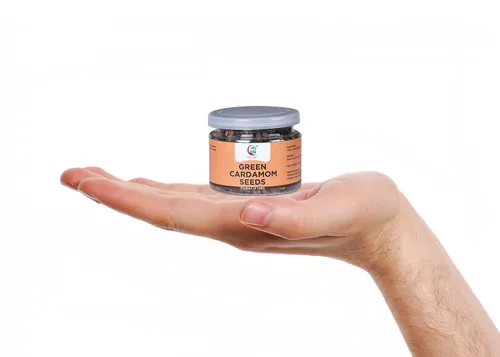 Vista 4 de Yogi's Gift - Semillas de cardamón ricas frescas y fragantes 1.76 onzas / 1.76 oz Ideal para café, té, postres y productos horneados por Yogi's