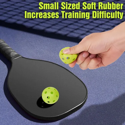 Vista 3 de Mini Pickleball Training Balls - Warm Up Pickleball Drills, Enhance Reaction Time & Hand-Eye Coordination Ideal Gift for All Ages and