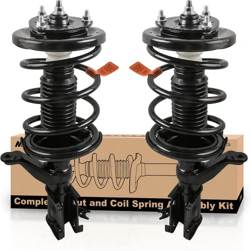 Vista 10 de MOSTPLUS Conjunto de resorte de puntal delantero compatible con bobina de choque Honda Civic 171291L 171291R 1996-2000