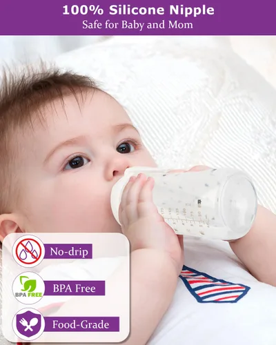 Vista 4 de NUK Active Sippy Cup Sippy Cup y Learner Cup, flujo variable, pezón de repuesto de silicona, más de 6 meses, 6
