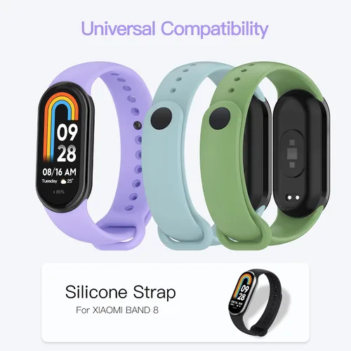 Vista 2 de AWINNER Bandas compatibles con Xiaomi Mi Band 8 Smartwatch Pulseras de repuesto para Mi 8