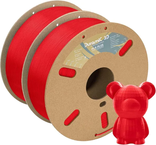 Vista 23 de DURAMIC 3D PLA Plus - Filamento de ácido poliláctico de 0.068 pulgadas para impresora 3D, color negro de 2.2 libras, 8 veces más resistente, carrete