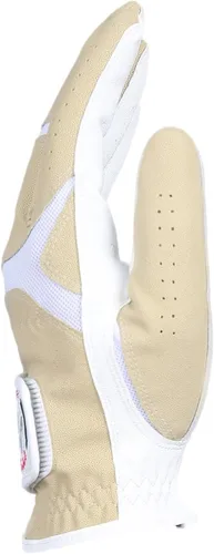 Vista 4 de Guantes de golf para hombre, cuero sintético de alta calidad, agarre estable, paquete de dos