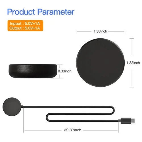 Vista 3 de AWINNER Cable USB C compatible con Samsung Galaxy Watch Charger (1 unidad)