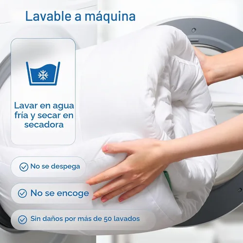 Vista 6 de Niagara Cubrecolchón Individual - Cubrecolchón Pillow Top Transpirable Refrescante para Alivio del Dolor de Espalda - Cubrecolchón de Ajuste