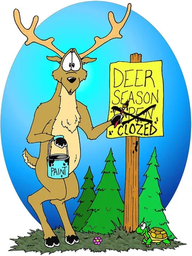 Vista 3 de CafePress Deer Season Closed Large Mug 15 oz (444 ml) Ceramic Coffee Mug