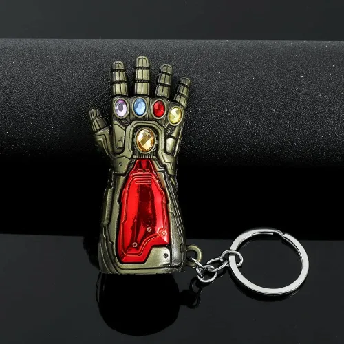 Vista 6 de Llavero con forma de guantelete de los Vengadores Thanos Infinity