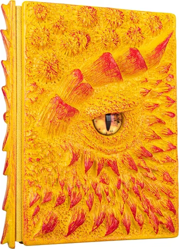 Vista 37 de Diario 3D en relieve de ojo de dragón en relieve, cuaderno grabado de resina, cuaderno Dnd para los amantes de los dragones, papel en blanco, bloc