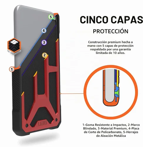 Vista 3 de URBAN ARMOR GEAR UAG - Funda para iPhone 11 Pro Max [pantalla de 6.5 pulgadas] Funda para iPhone 11 Pro Max (pantalla de 6.5 pulgadas) Monarch