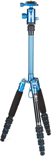 Vista 6 de SIRUI Trípode para cámara AM-1204K - Trípode ligero de fibra de carbono con cabezal de bola K-10X con funda, convertible a monopie Negro