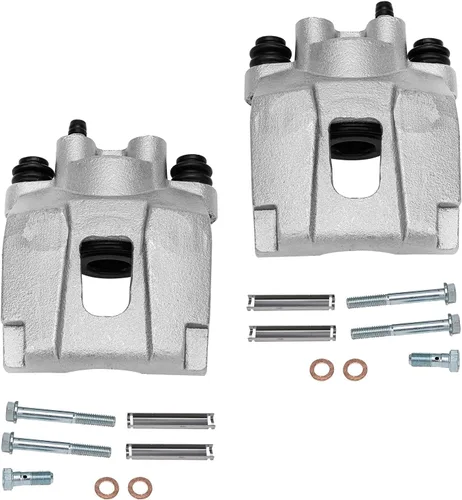 Vista 76 de Detroit Axle - Rotores de freno para Ford 2013-2019 Explorer Taurus Flex Lincoln MKT MKS, rotores de freno de disco ranurados perforados de repuesto