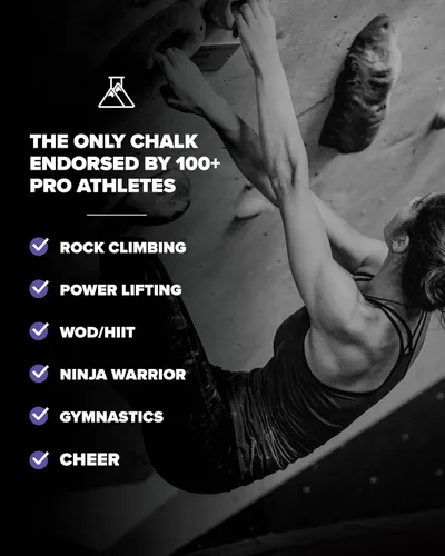 Vista 5 de Friction Labs Gym Chalk – Magic Ball, PRO Ball (Chalk Bag Sock) Non-Toxic Climbing Chalk for Bouldering, Gymnastics & More