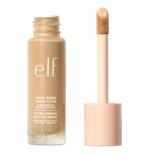 Vista 13 de e.l.f. Filtro líquido Halo Glow, potenciador de tez para un aspecto brillante y suave de enfoque, infundido con ácido hialurónico, vegano y libre