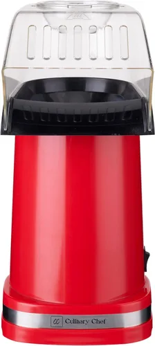 Vista 3 de CULINARY CHEF PM102-RED - Popcorn personal de aire caliente de lujo