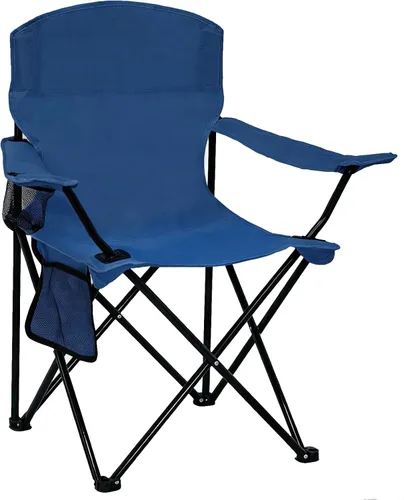Vista 16 de Silla plegable para acampar con portavasos y bolsa de almacenamiento lateral, capacidad de 300 libras, ligera, respaldo alto, portátil para playa
