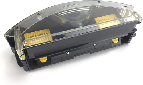 Vista 5 de Filtro Hepa AeroVac - Contenedor de basura compatible con Irobot Roomba 500 600 Series 527 595 620 675 692 694 caja de recolección, caja de filtro