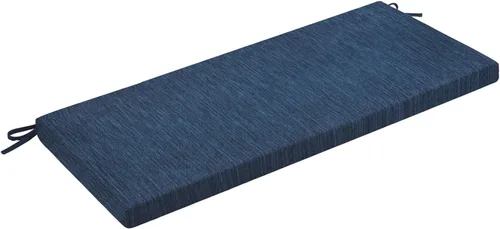 Vista 8 de baibu Cojín de Banco Antideslizante de 36 Pulgadas para Interiores y Exteriores con Lazos, Cojín de Asiento de Banco Rectangular Clásico