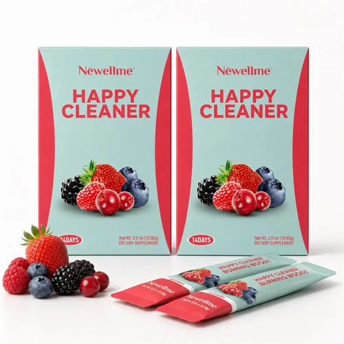 Vista 12 de NEWELLME Happy Cleaner Super Greens Powder – Mezcla de bebida de sandía sin azúcar con clorella y espirulina, vegano, sin OGM, 14 paquetes