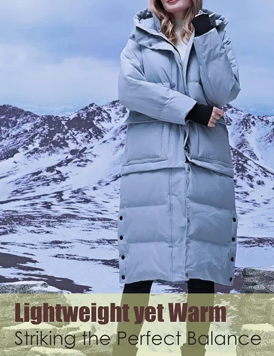 Vista 2 de YISEVEN Chaqueta ligera impermeable desmontable con capucha para mujer