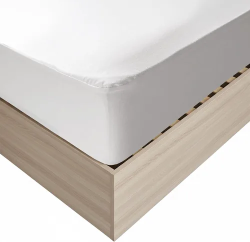 Vista 10 de Protector de colchón acolchado, impermeable y adaptable con cintura elástica, transpirable y resistente a los líquidos, protector de colchón