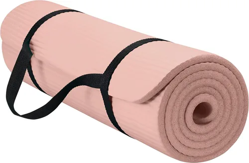 Vista 14 de Gaiam Tapete de yoga grueso, esterilla de ejercicio y fitness con correa de Balsam