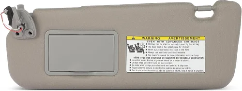 Vista 26 de Visor de sol para pasajero derecho gris sin techo solar para 2002-2005 para Dodge para Ram 1500, 2003-2005 para Dodge para Ram 2500, 2003-2005