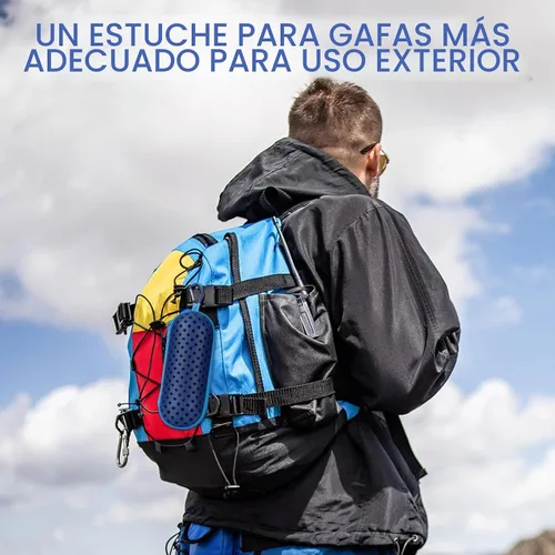 Vista 3 de Estuche para Gafas de Natación para Gafas de Natación, Fundas Protectoras para Gafas con Clip, Gafas de Sol, Gafas, Deportes Sunglasses, Goggles
