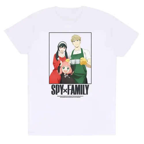 Vista 2 de Camiseta de Manga Corta Spy X Family Full Of Surprises Blanco Unisex