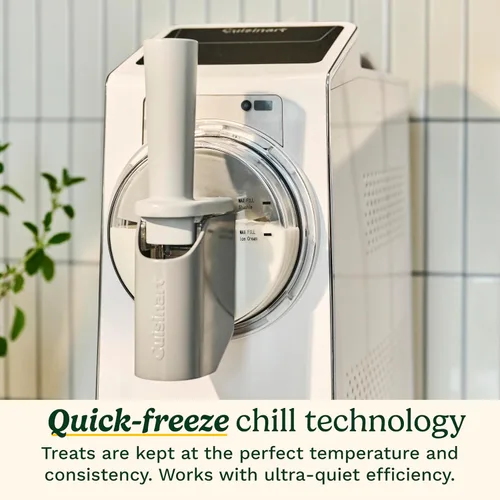 Vista 7 de Cuisinart Máquina para Hacer Slushies y Helado Suave 6 en 1, Máquina para Hacer Helados Hace Helado Suave, Granizados, Sorbetes y Más, Tecnología