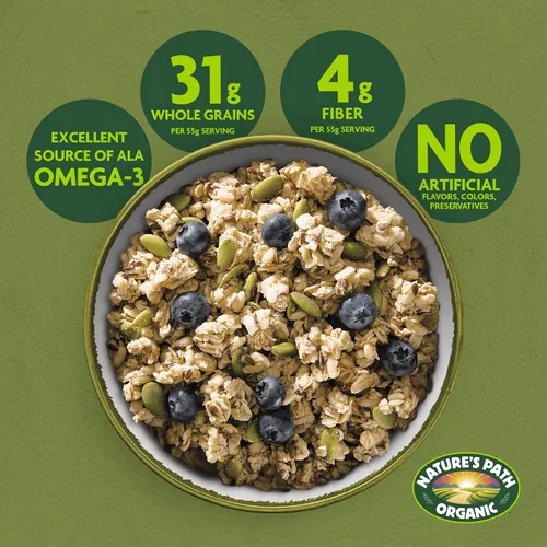 Vista 3 de Nature´s Path - Caja de granola de coco y chía orgánica saludable