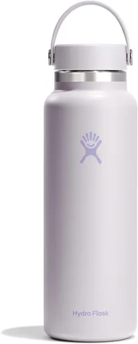 Vista 75 de Hydro Flask Botella de agua – Acero inoxidable aislado – Tapa flexible de boca ancha, antiderrames, a prueba de fugas y recargable en agave de 20
