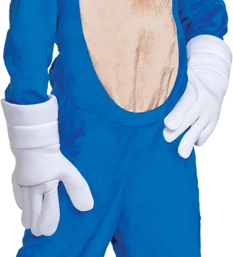 Vista 5 de Disfraz de película sónica de lujo para niños de Sonic 2, Como se muestra