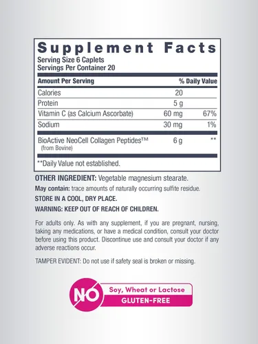 Vista 4 de Neocell Súper Colágeno tipo 1 y 3 más vitamina C, 120