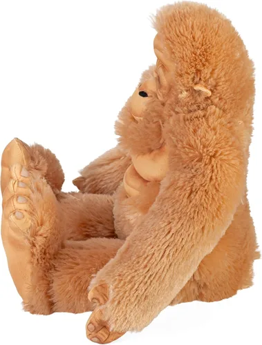 Vista 3 de Wild Republic Colección de artista, Bigfoot, regalo para niños, 15 pulgadas, juguete de peluche, relleno es botellas de agua recicladas hiladas.