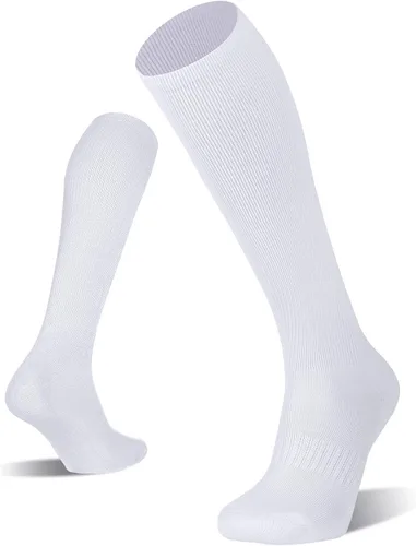 Vista 17 de FITRELL Paquete de 2/3 calcetines de béisbol y sóftbol para niños, jóvenes, hombres y mujeres, calcetines altos hasta la rodilla (varios colores)