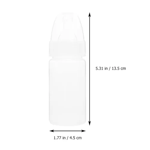 Vista 6 de EXCEART Botellas de leche desechables para recién nacidos, paquete de 5 con tetina suave y flexible, biberones para bebés, listos para usar