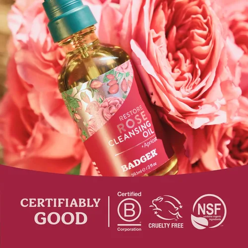 Vista 8 de Tejón Balm – Rostro y limpieza – Aceite Orgánico Certificado, Rosa, 1