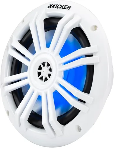Vista 4 de KICKER 49KM604WL KM 6.5" 4Ω Altavoces Coaxiales Marinos LED Azul - Par