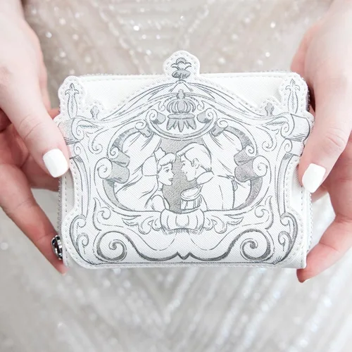Vista 2 de Loungefly Cartera con cremallera de Cenicienta de Disney Happily Ever After, Multi, Compacto