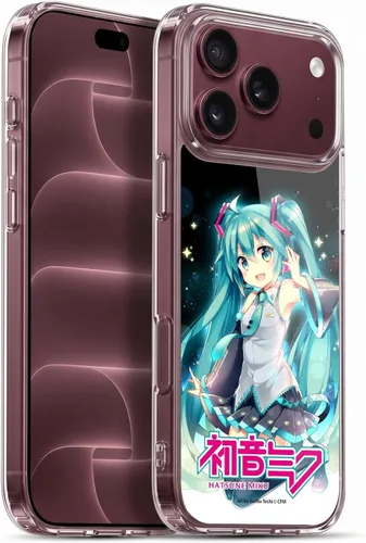 Vista 153 de Head Case Designs Licencia Oficial Hatsune Miku Gráficos Lindos Carcasa de Gel [Protección de Grado Militar] Compatible con Apple iPhone 7 CUTE