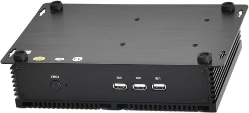 Vista 4 de KINGDEL Mini PC sin ventilador, 4 núcleos i5 8ª generación CPU con preinstalado, 8 GB DDR4 RAM 128 GB SSD, 4K: 4096x2304, 2xCOM RS232, 4xUSB 3.0