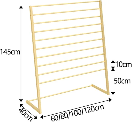 Vista 7 de Organizador de ropa independiente Estante para bufandas, Estante de ropa comercial Percha para pantalones Organizador de mantón, Estante de tubo