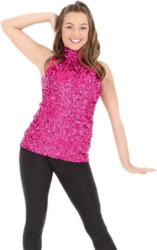 Vista 12 de Alexandra Collection Vestido de túnica con lentejuelas brillantes para mujer, solo para Kix Negro
