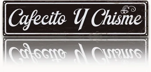 Vista 20 de Letrero de barra de café para decoración de cafetería, letrero de metal retro, decoración rústica de pared de granja, decoración de pared