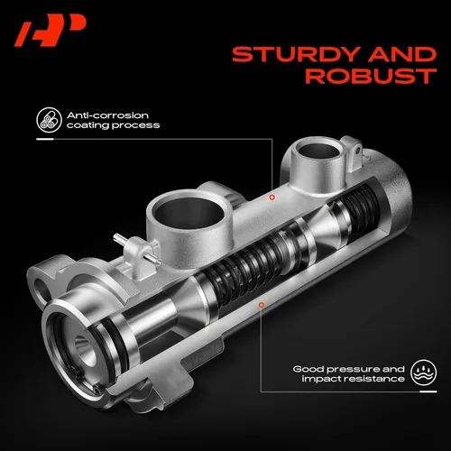 Vista 3 de A-Premium Cilindro maestro de freno con depósito y tapa compatible con vehículos Ford - Para F-150 2003, F-150 Heritage 2004, Lobo 2003-2004