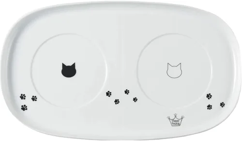 Vista 5 de Necoichi Bandeja de Comedor con Tazón Elevado para Gatos (Juego de Tazón con Bandeja de Comedor)