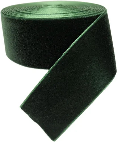 Vista 93 de Chenkou Craft 5 yardas de cinta de terciopelo para decoración navideña y embalaje artesanal