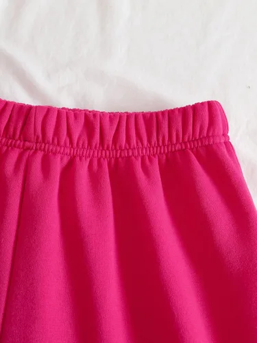 Vista 6 de Verdusa Conjunto de sudadera con capucha y pantalones cortos de 2 piezas para mujer