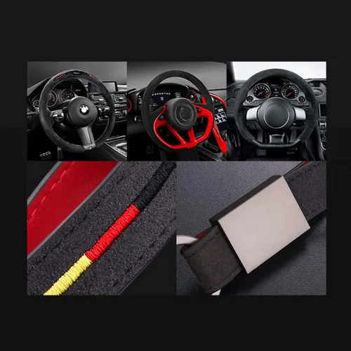 Vista 4 de BOLLAER Llaveros de lujo para automóvil, llavero de auto para Porsche, Audi, Mercedes, BMW, Cadillac, Lexus Ford, llavero, regalo para hombre y mujer